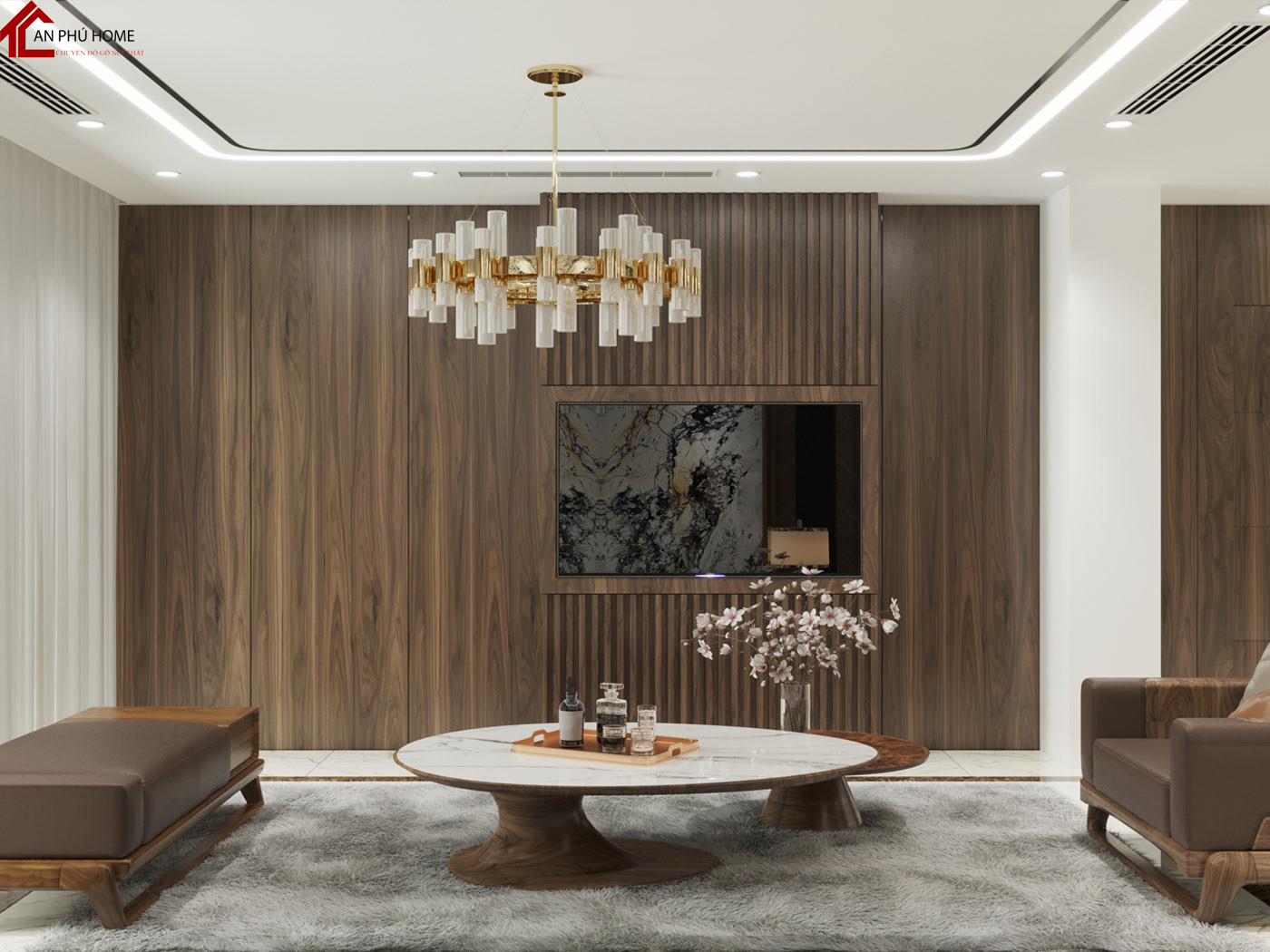 MẪU BIỆT THỰ GỖ ÓC CHÓ TỰ NHIÊN